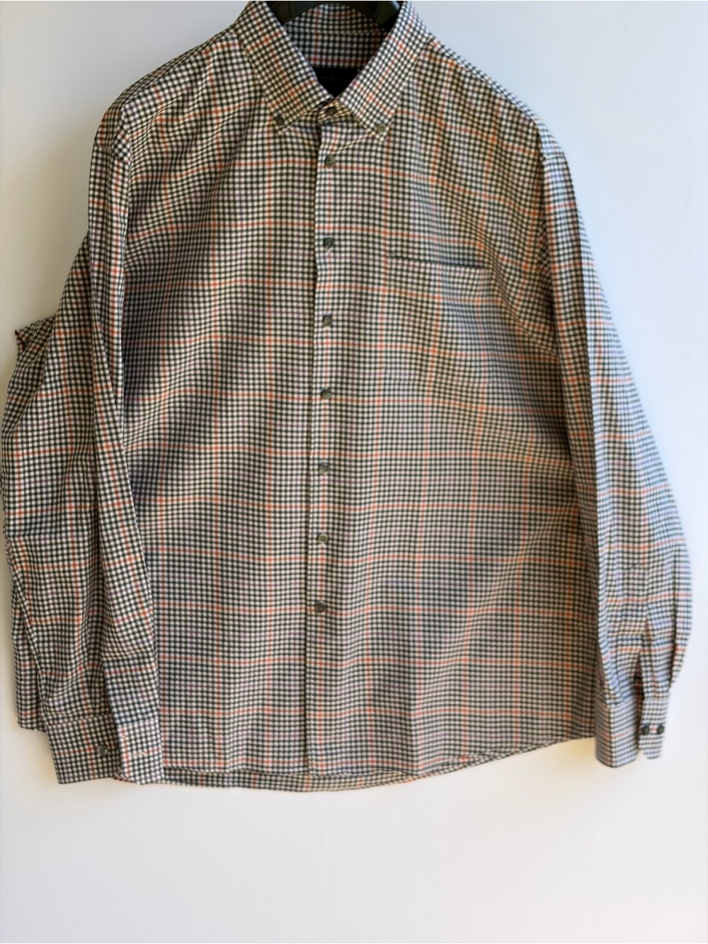 Scott Barber Men's Long Sleeve Button Down Plaid Check Shirts - Lot of 3